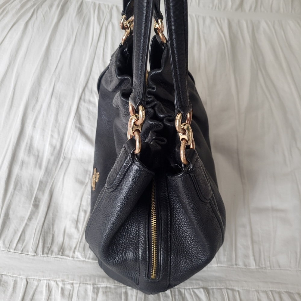 Coach Maya Leather Shoulder Bag, Perfect Slouchy Bag / Clutch With Gold Hardware - Picture 4 of 12